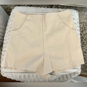 She+Sky snake print shorts